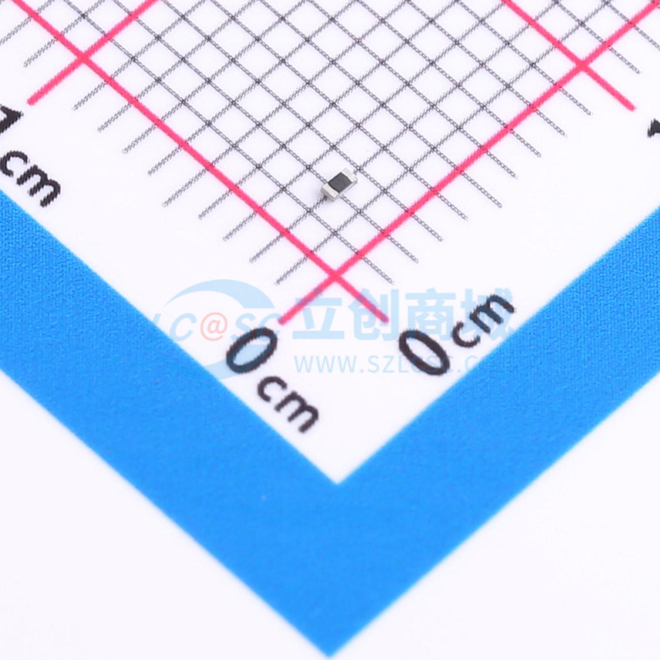 点击查看大图 0402WGF390KTCE实物图