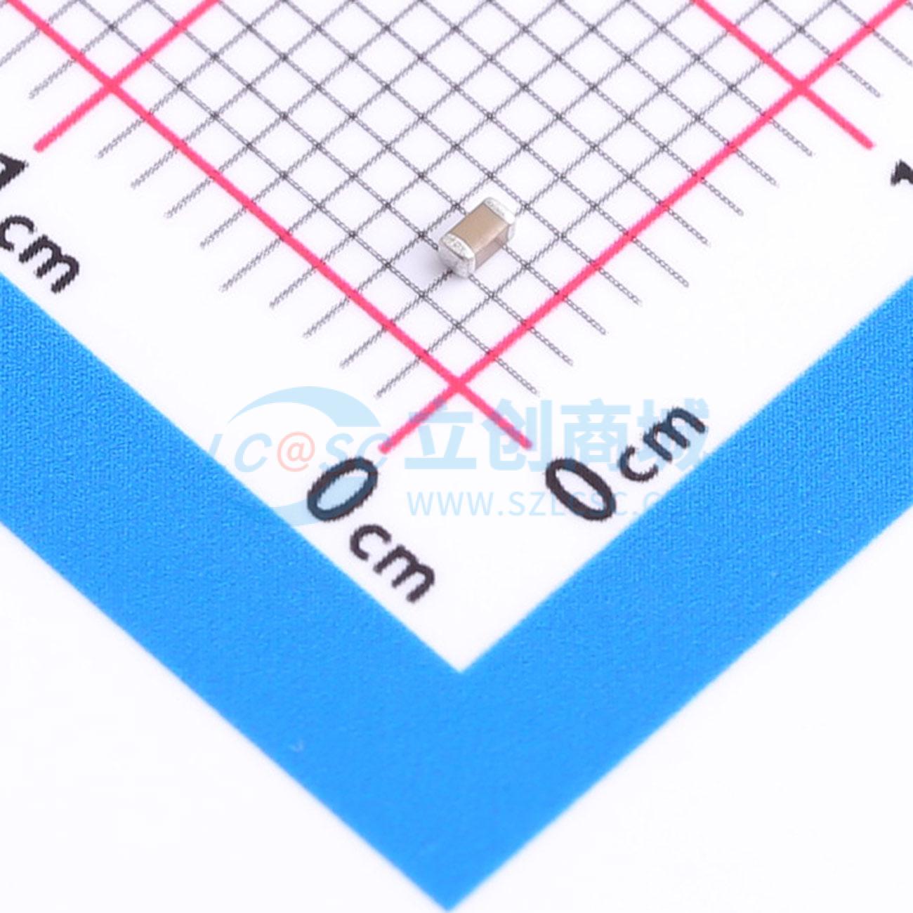 点击查看大图 GRM188R71C105KE15D实物图