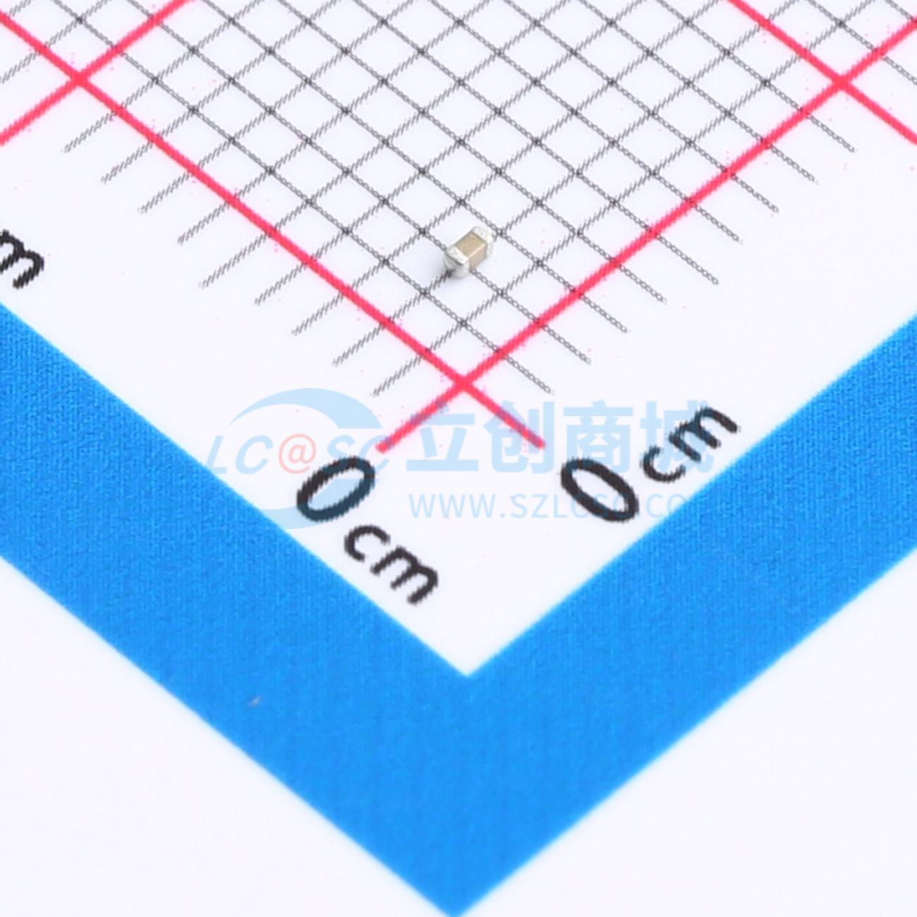 点击查看大图 C0402C102K5RAC7867实物图