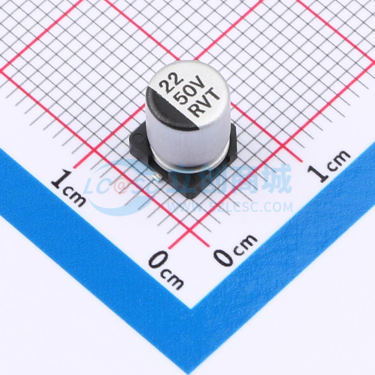 RVT1H220M0607ZY实物图