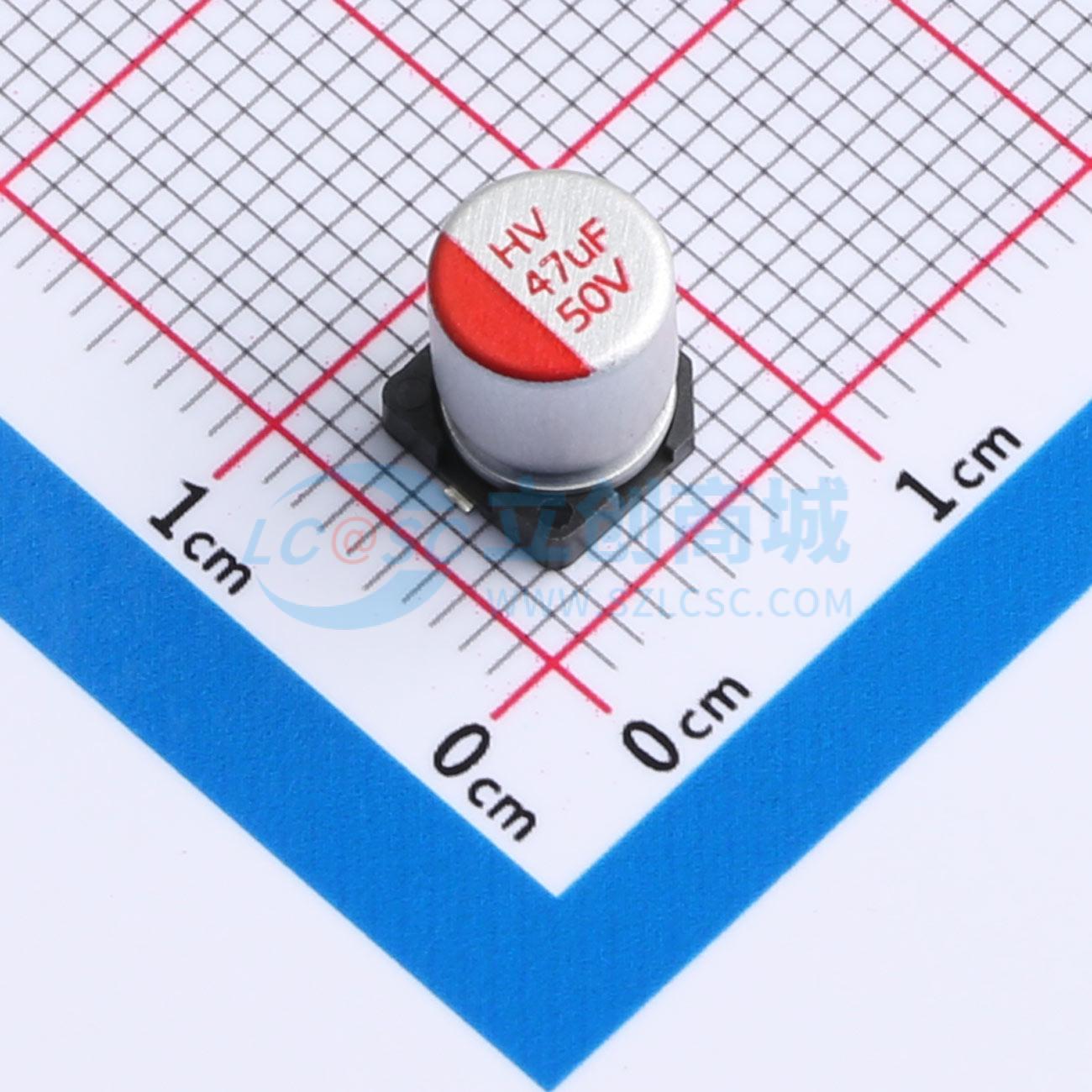 点击查看大图 HV1H476M0607PZ实物图