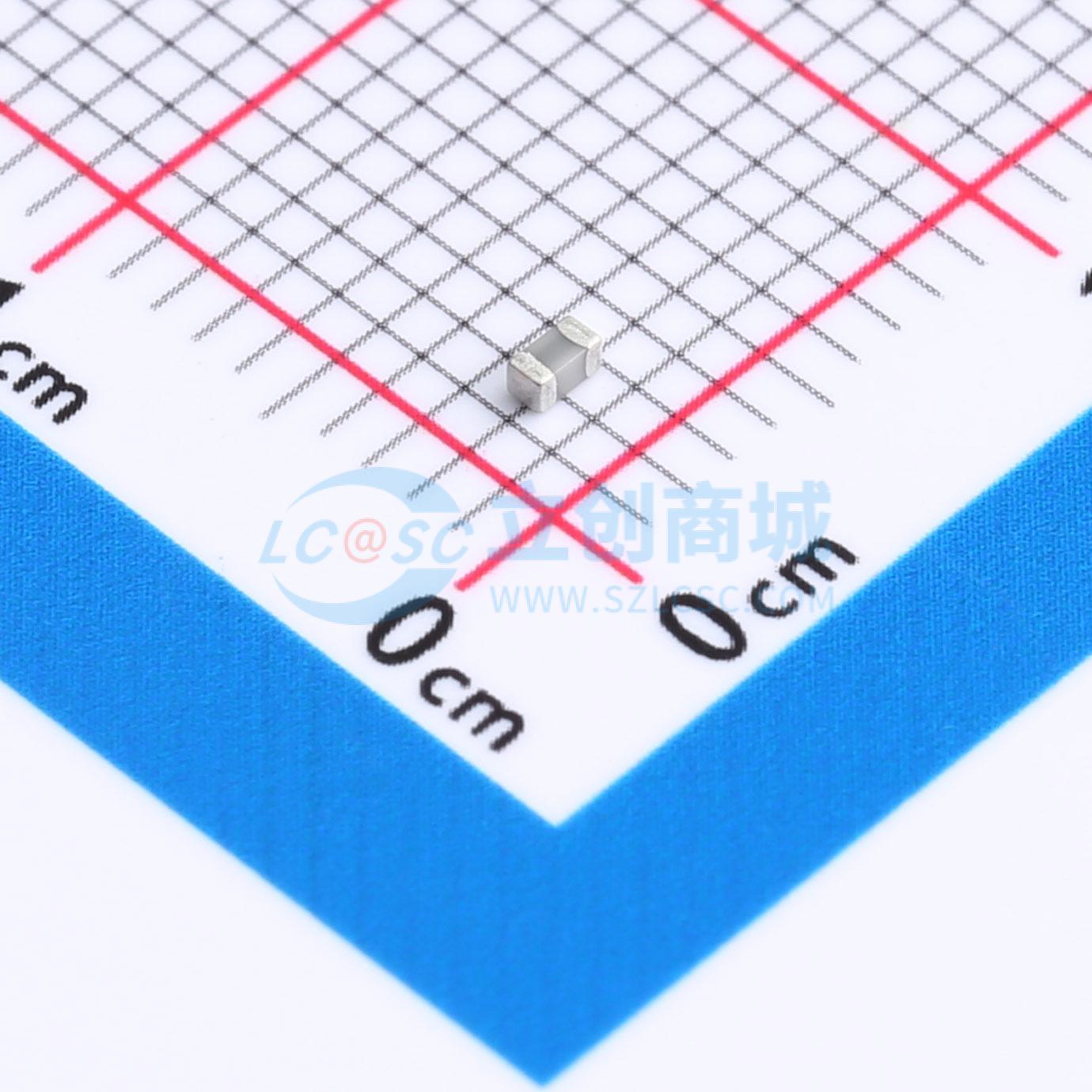 点击查看大图 CGA0603C0G101J500JT实物图