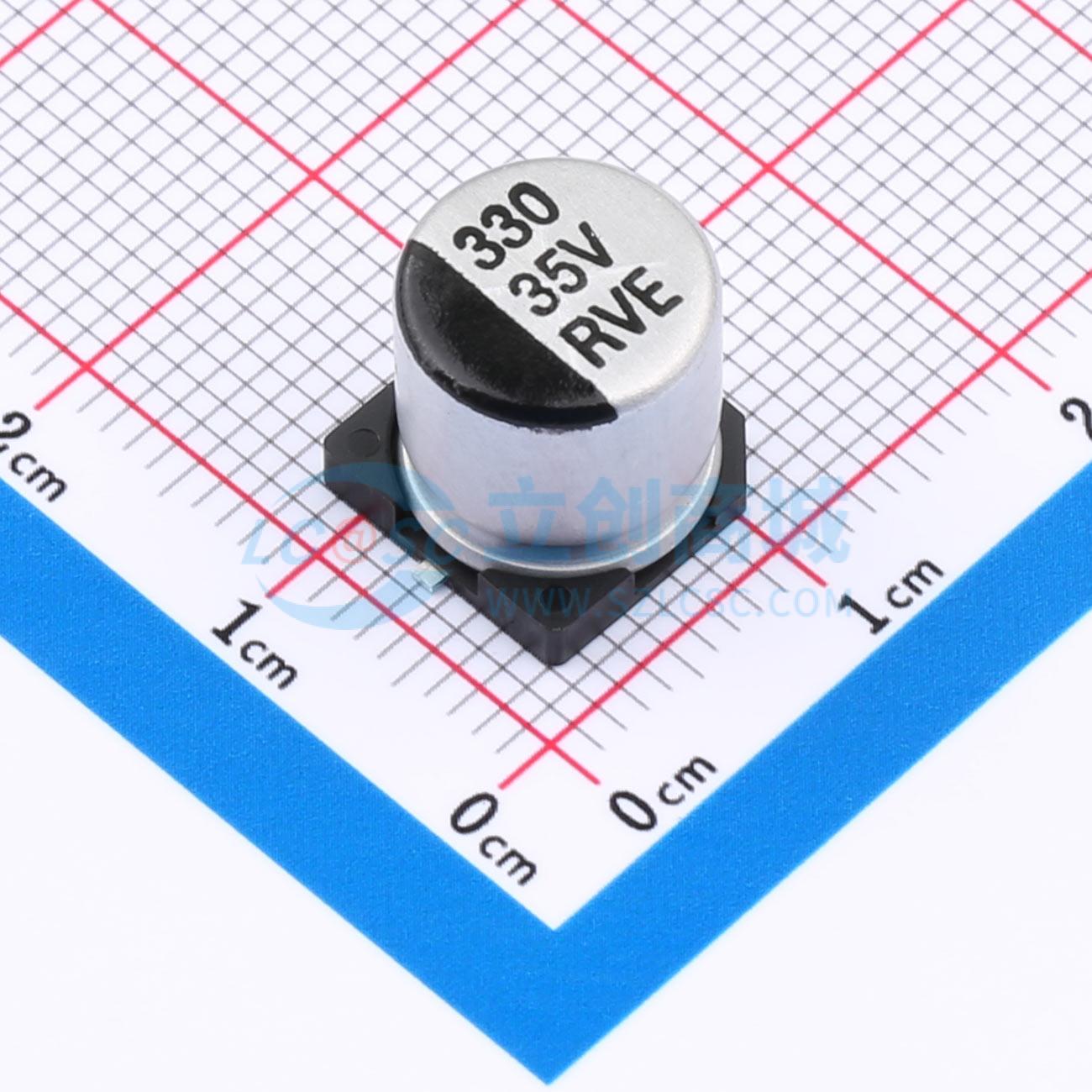 RVE1V331M1010ZY实物图