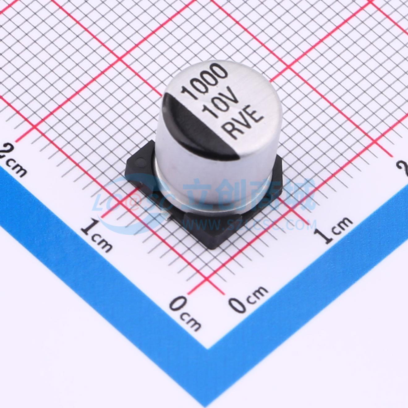 RVE1A102M1010ZY实物图