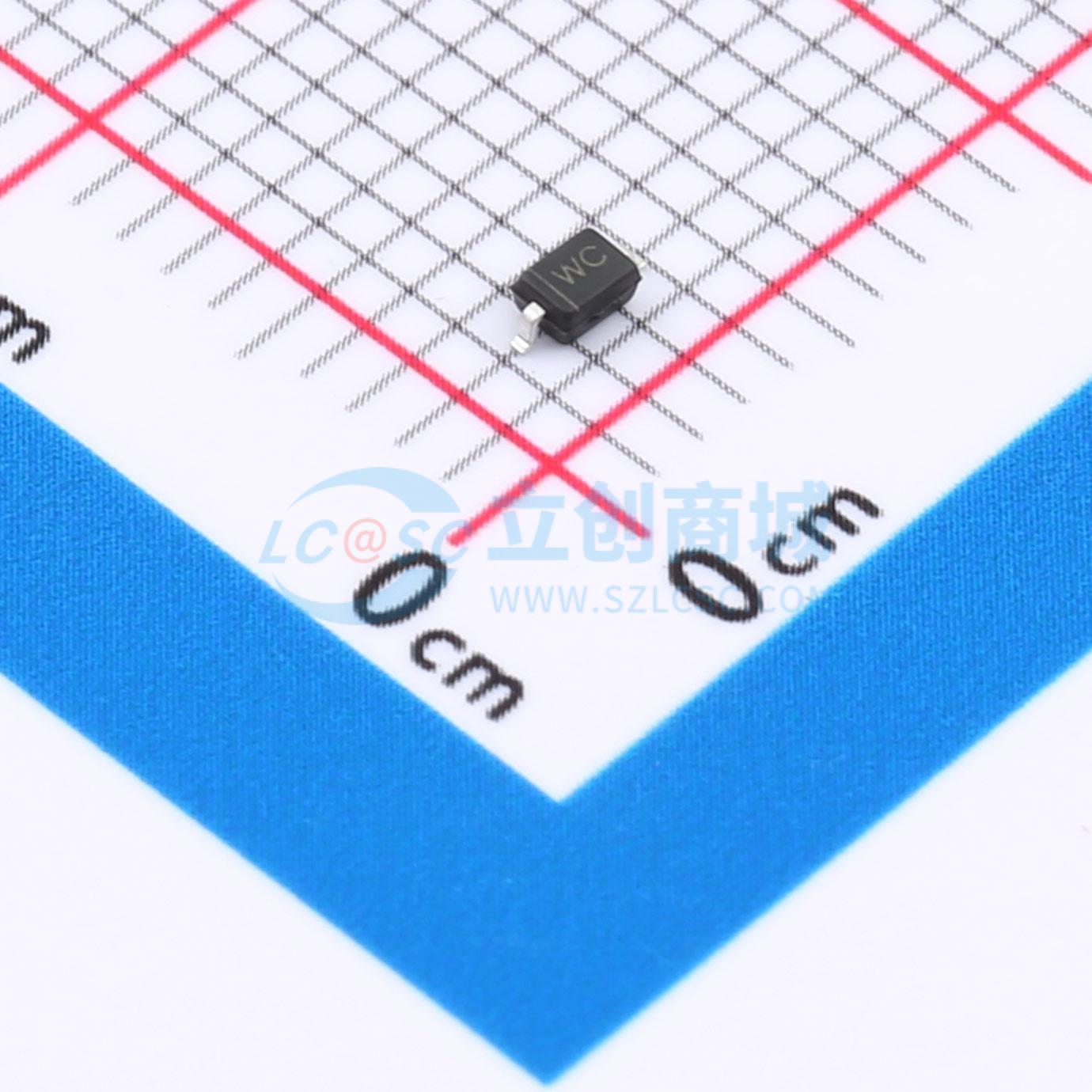 点击查看大图 BZT52C7V5S实物图