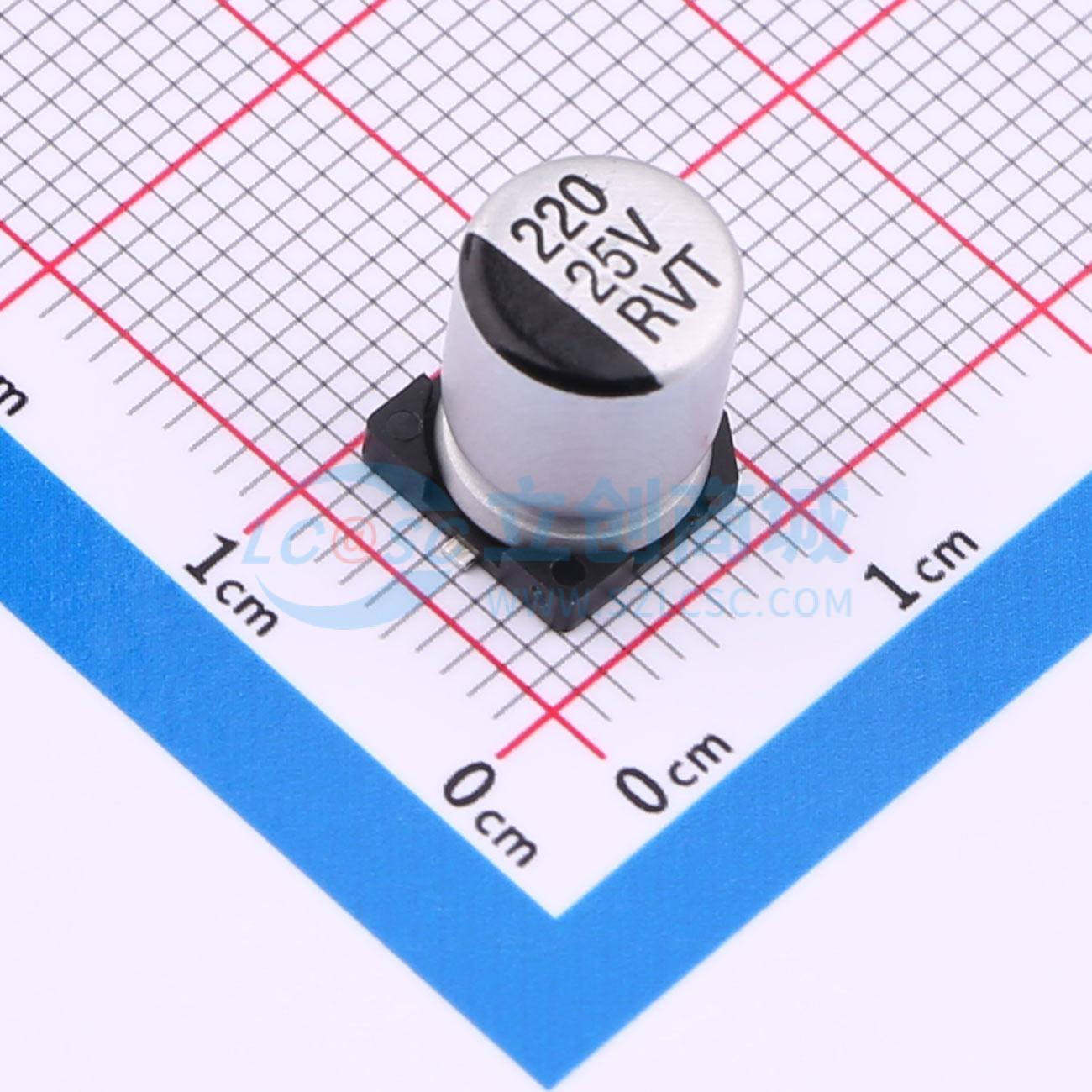 RVT1E221M0810ZY实物图