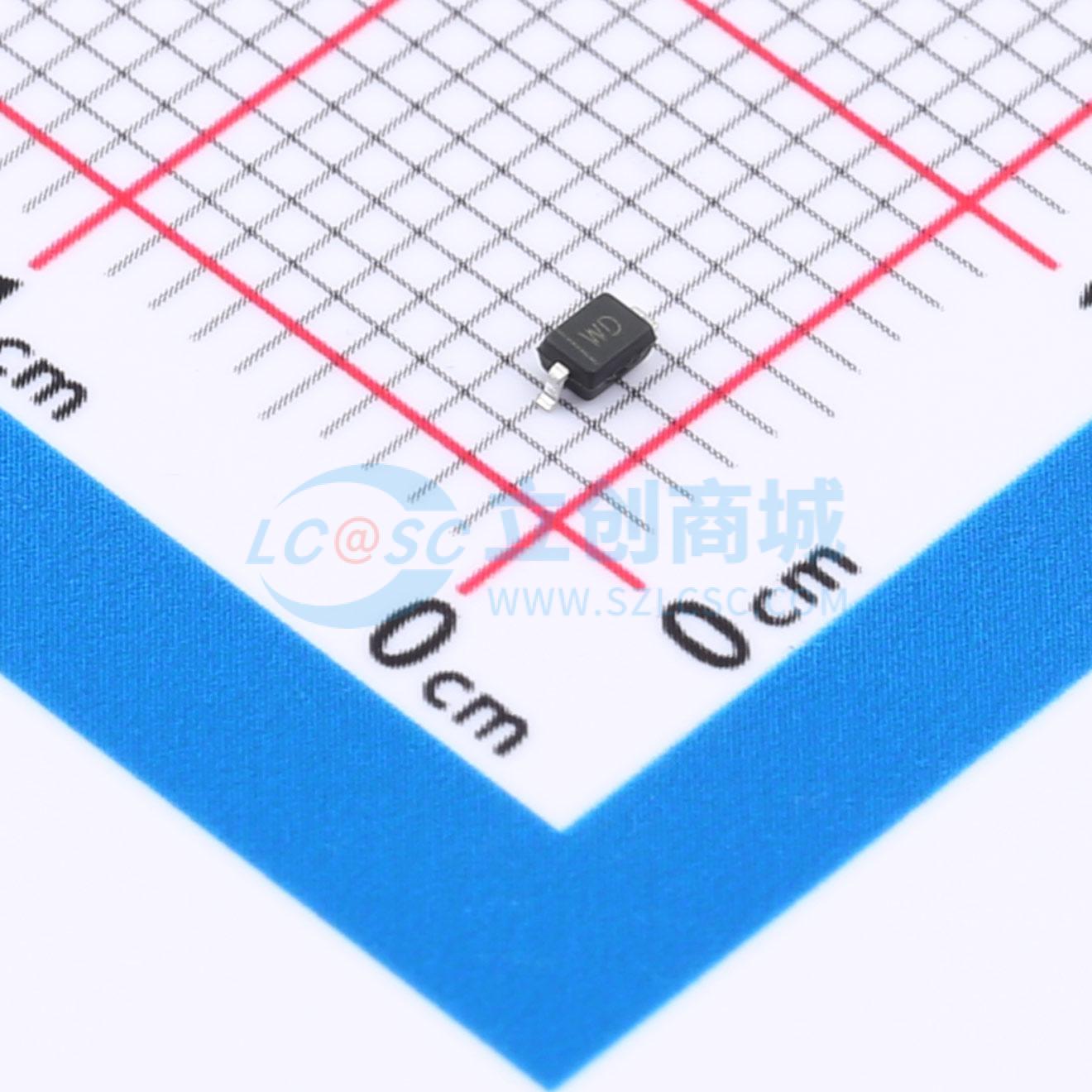 点击查看大图 BZT52C8V2S实物图