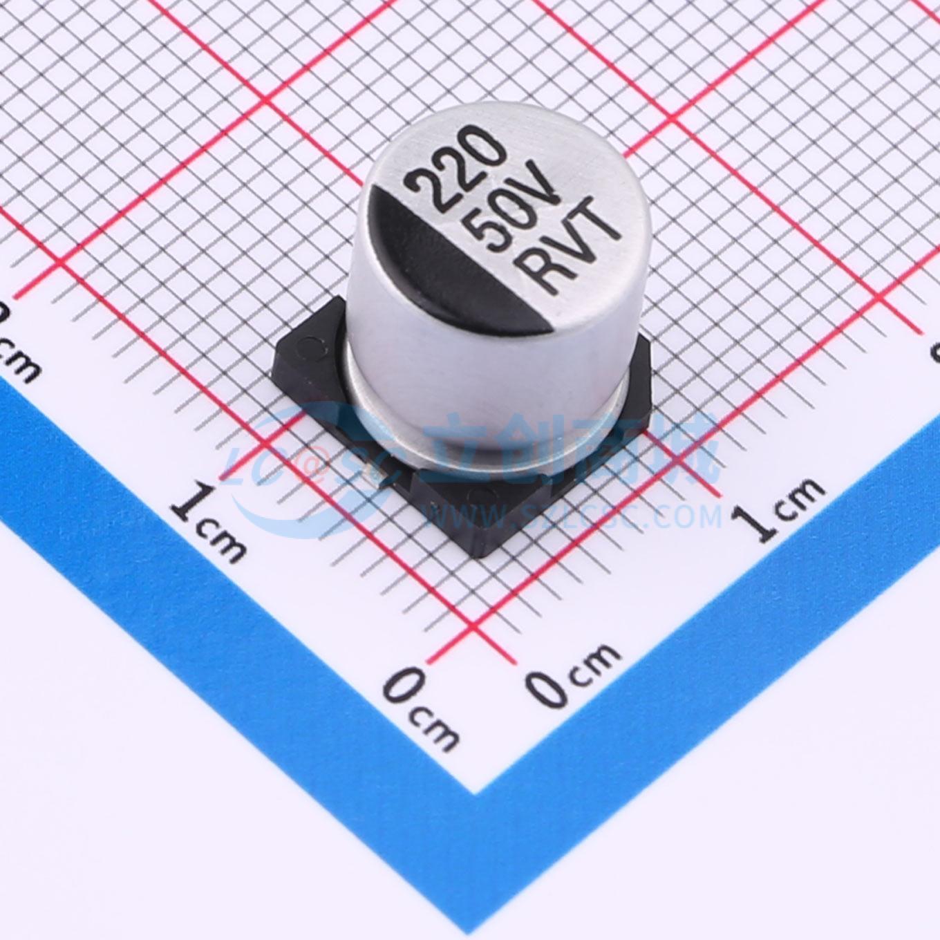 点击查看大图 RVT1H221M1010ZY实物图