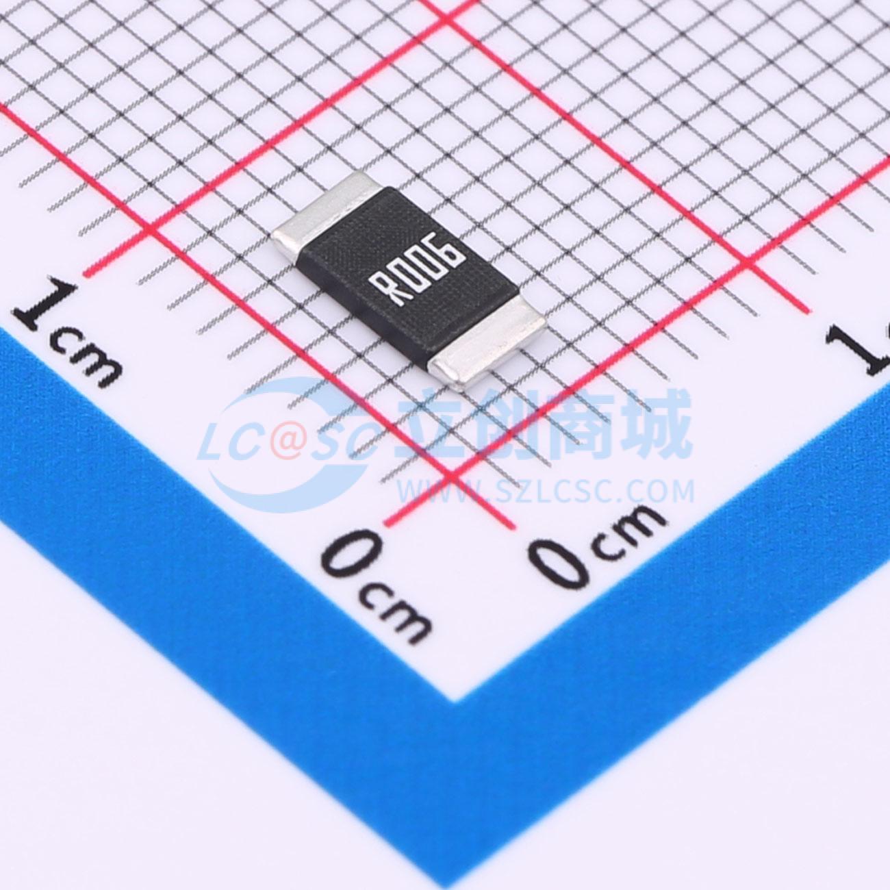 点击查看大图 YHR2512SE2WR006J4实物图