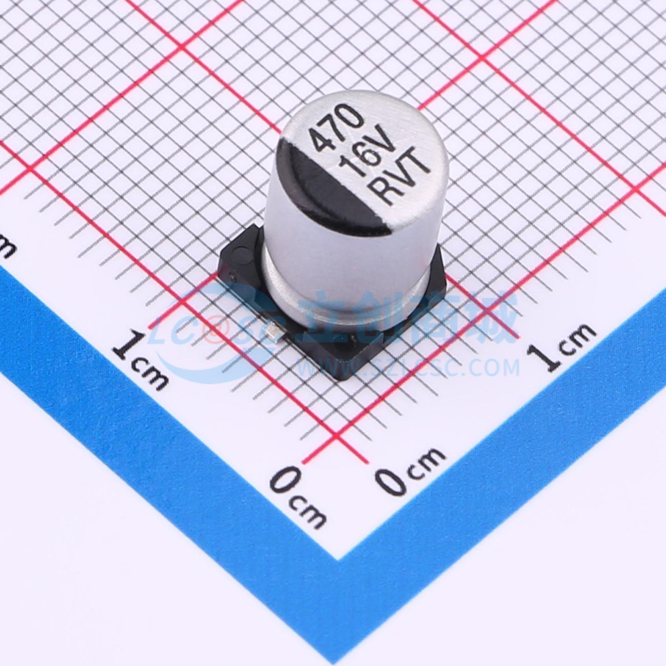 点击查看大图 RVT1C471M0810ZY实物图