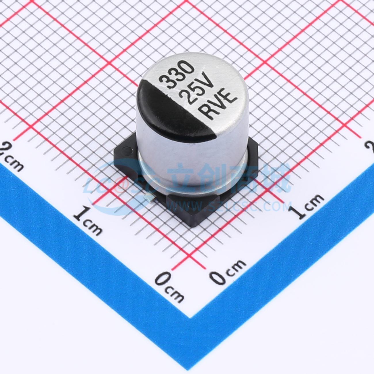 点击查看大图 RVE1E331M1010实物图