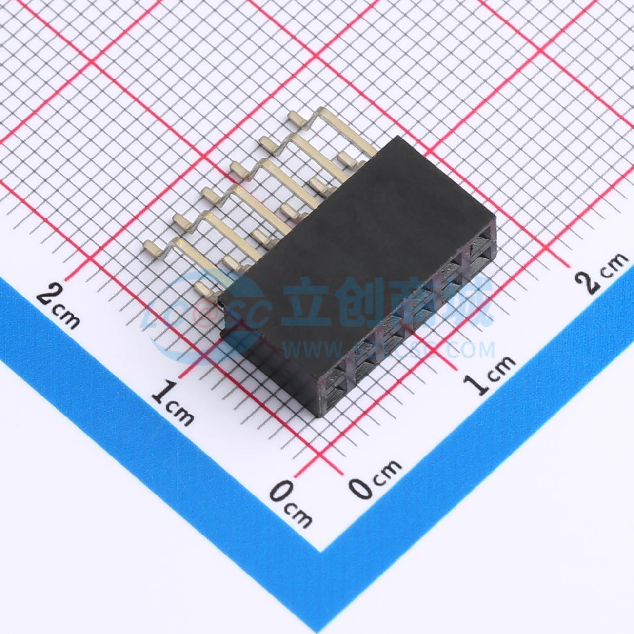 点击查看大图 HX PM2.54-2x6P WT实物图