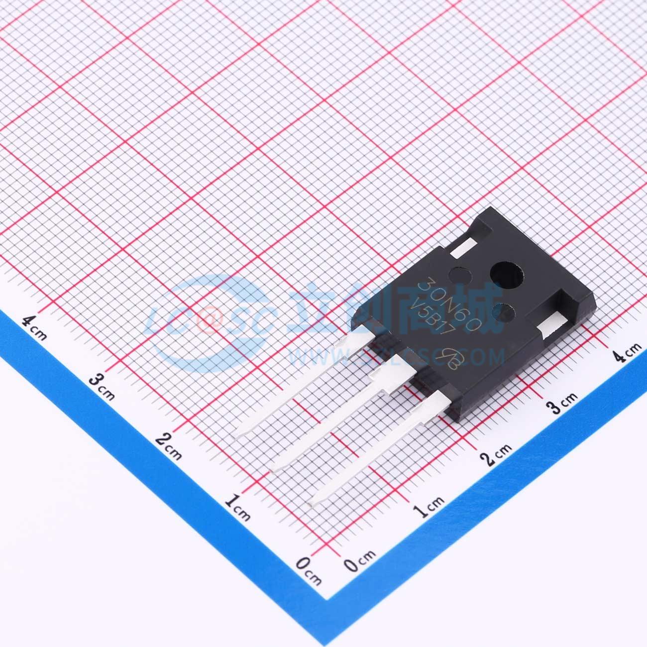 点击查看大图 SIHG30N60E-E3-VB实物图