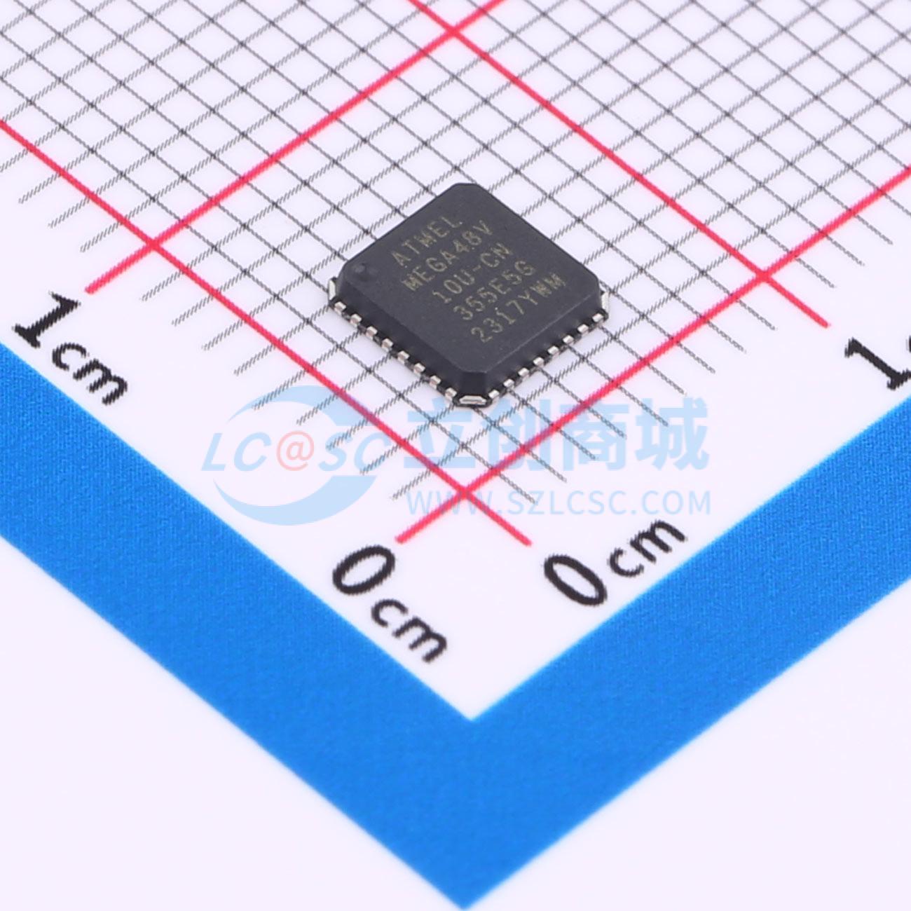 点击查看大图 ATMEGA48V-10MU实物图