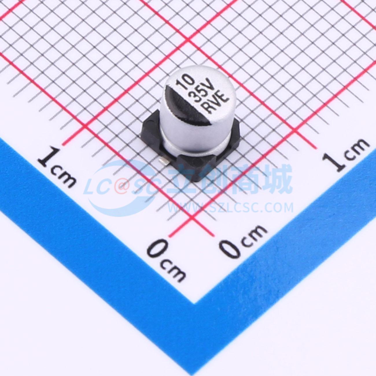 RVE1V100M0505ZY实物图