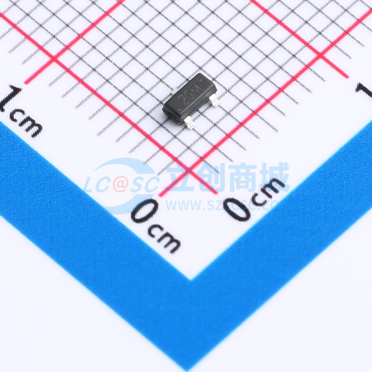 点击查看大图 MMBTA56 2GM实物图