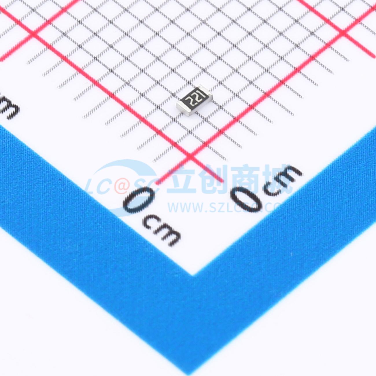 点击查看大图 CL0603JN220RP实物图
