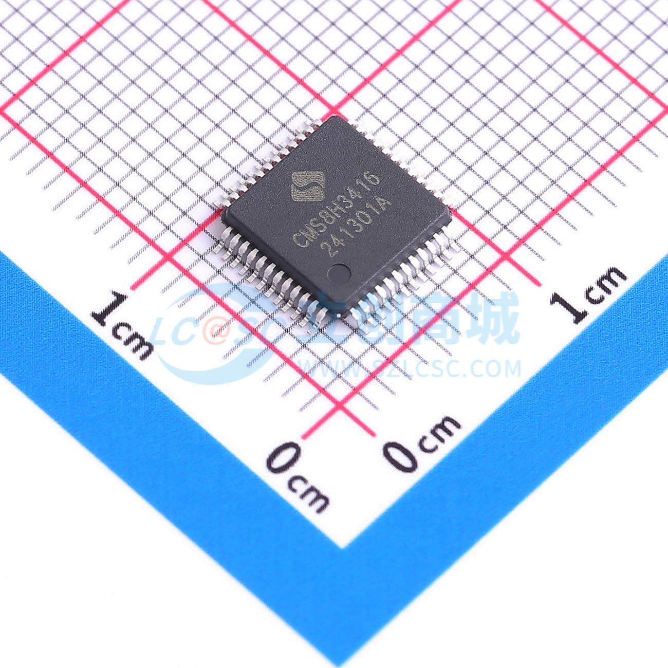 点击查看大图 CMS8H3416-LQFP实物图