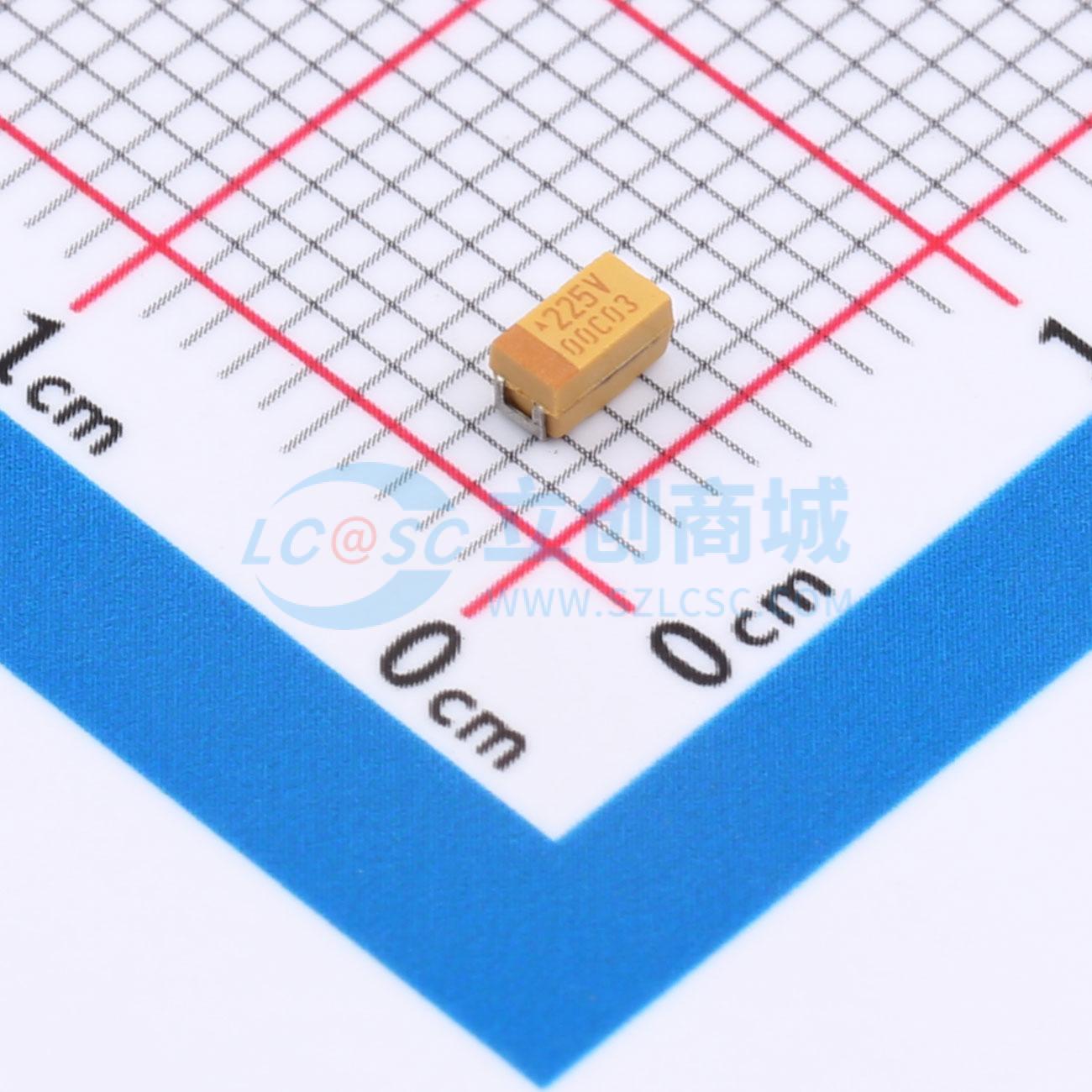 点击查看大图 TAJA225M035RNJ实物图