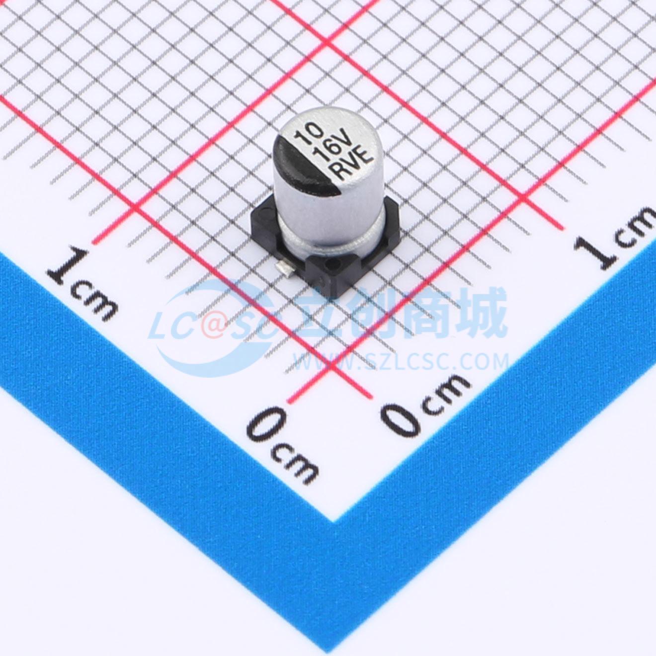 RVE1C100M0405ZY实物图