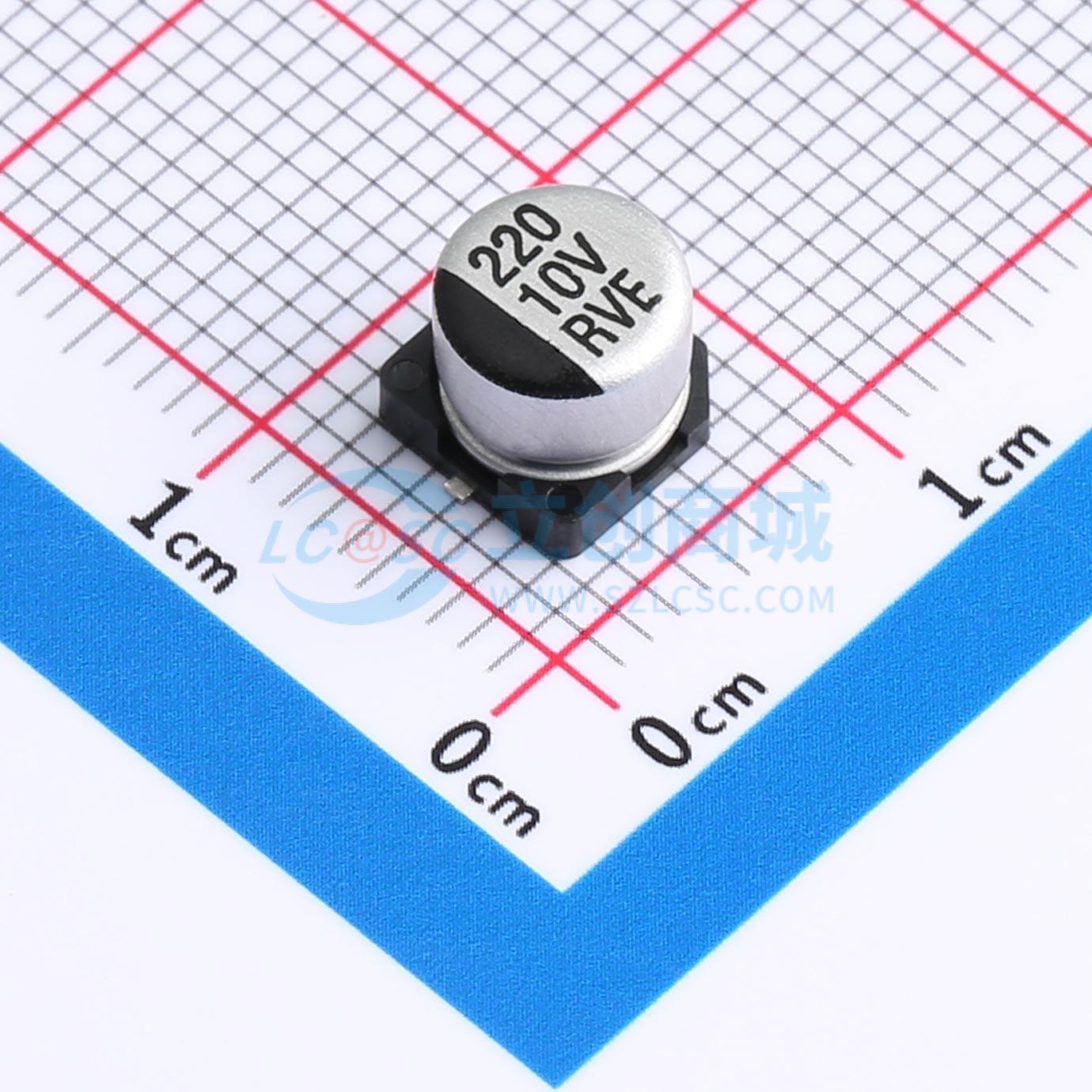 RVE1A221M0605ZY实物图