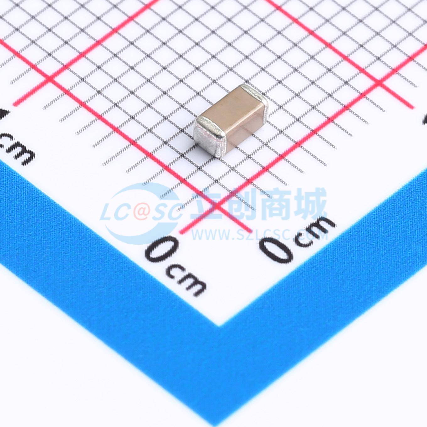 1206B335K160NT实物图