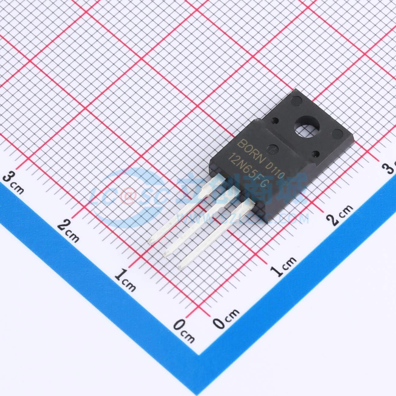 点击查看大图 BMF12N65G实物图