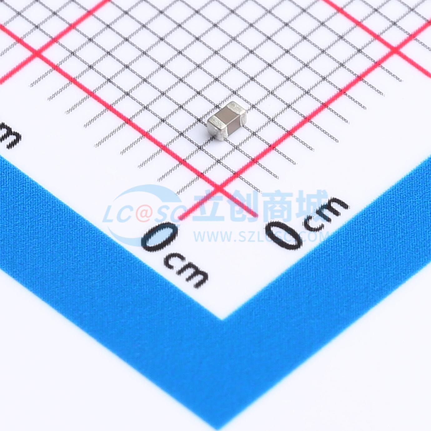 点击查看大图 CGA0603X7R221K251JT实物图