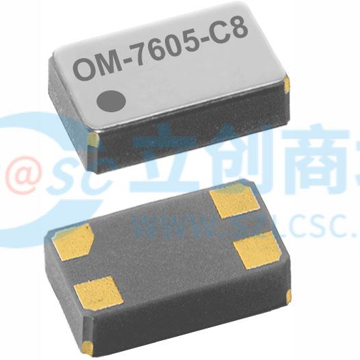 OM-7605-C8-32.768KHZ-20PPM-TA-QA实物图