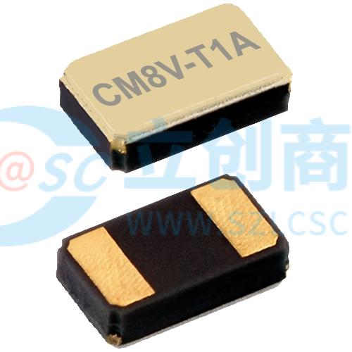 点击查看大图 CM8V-T1A-32.768KHZ-9.0PF-100PPM-TA-QC实物图