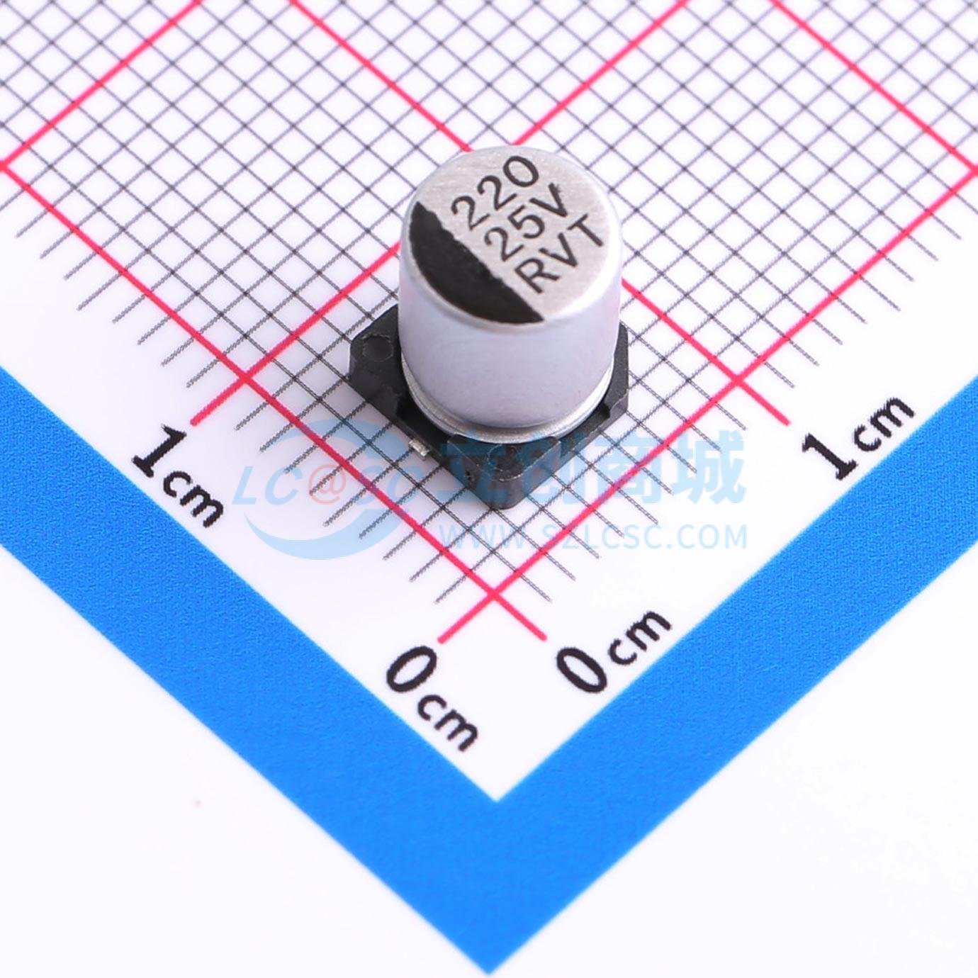 RVT25V220M6X8实物图