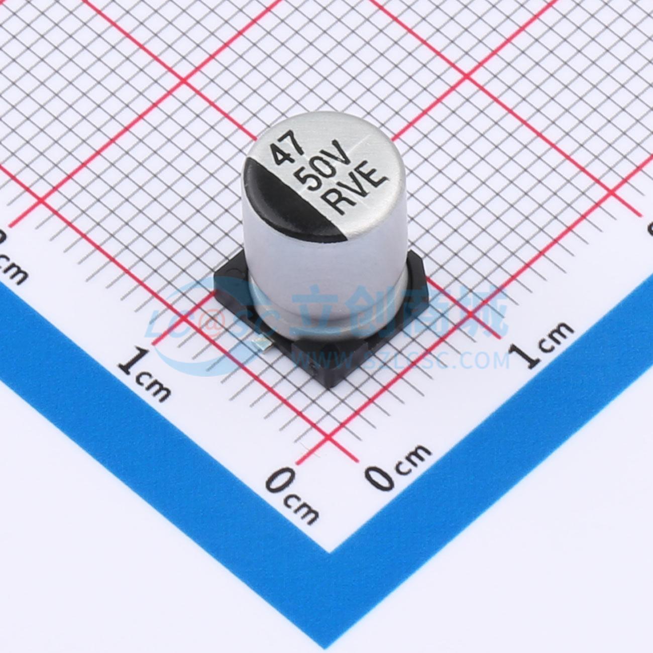 RVE1H470M0810ZY实物图