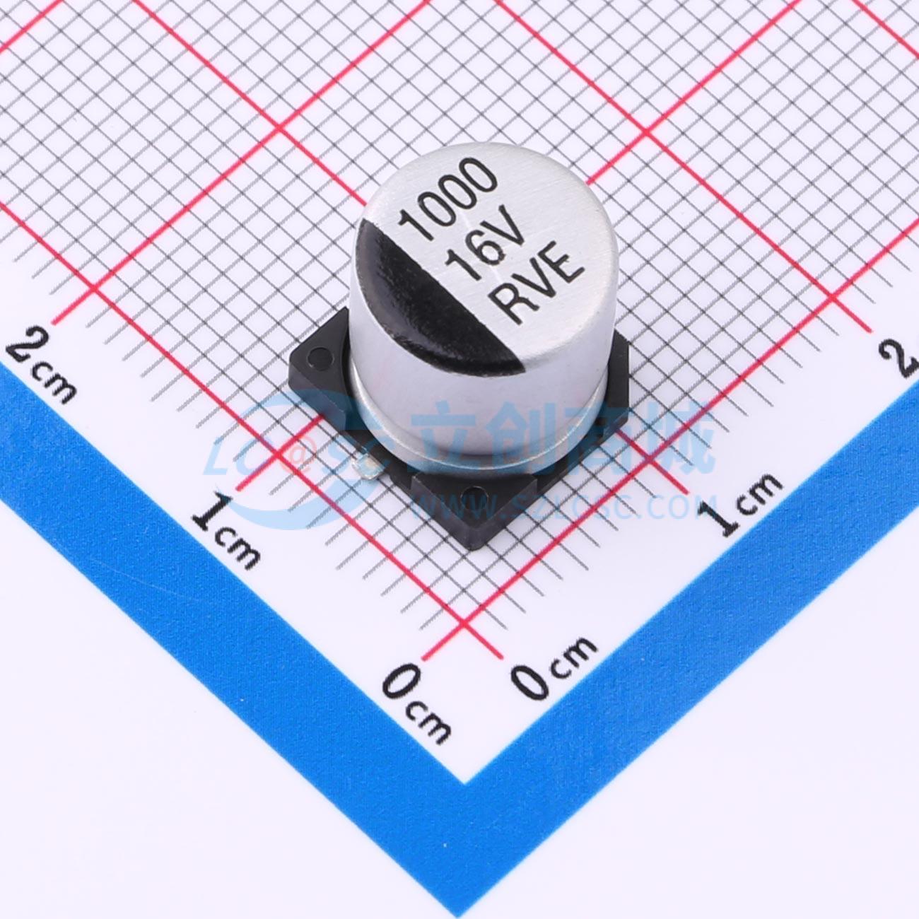 RVE1C102M1010ZY实物图