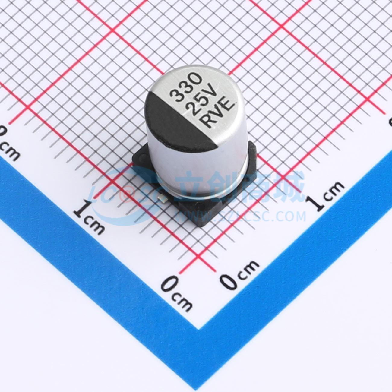 RVE1E331M0810ZY实物图