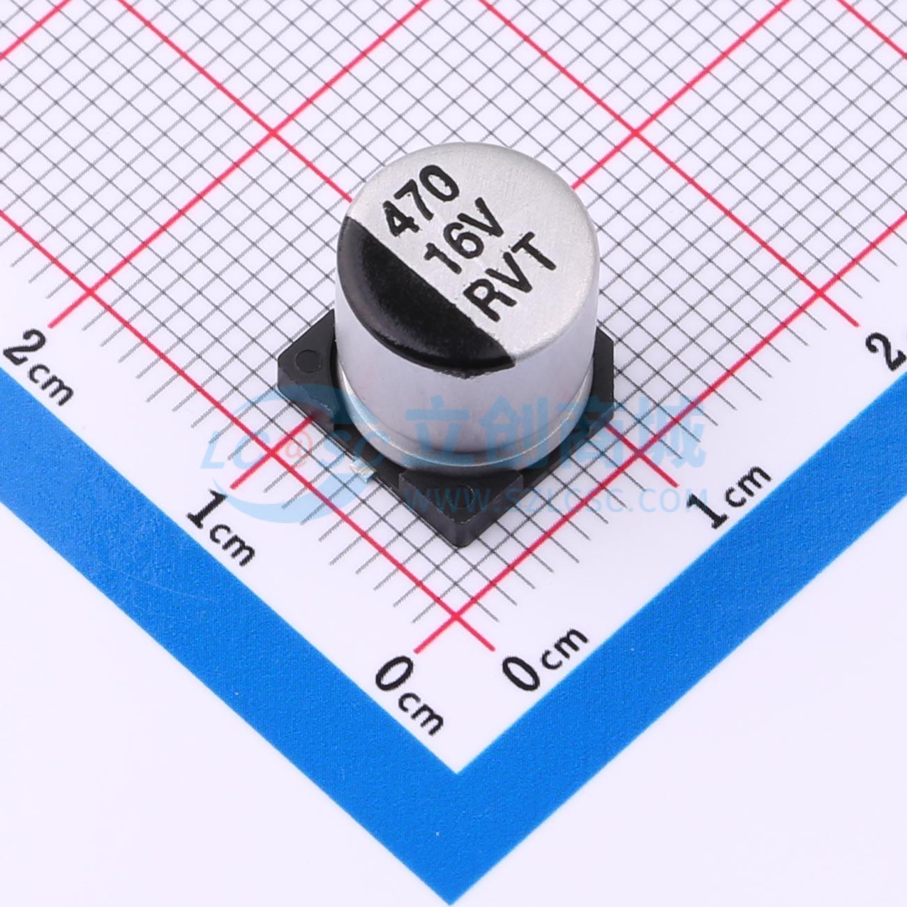 点击查看大图 RVT1C471M1010ZY实物图