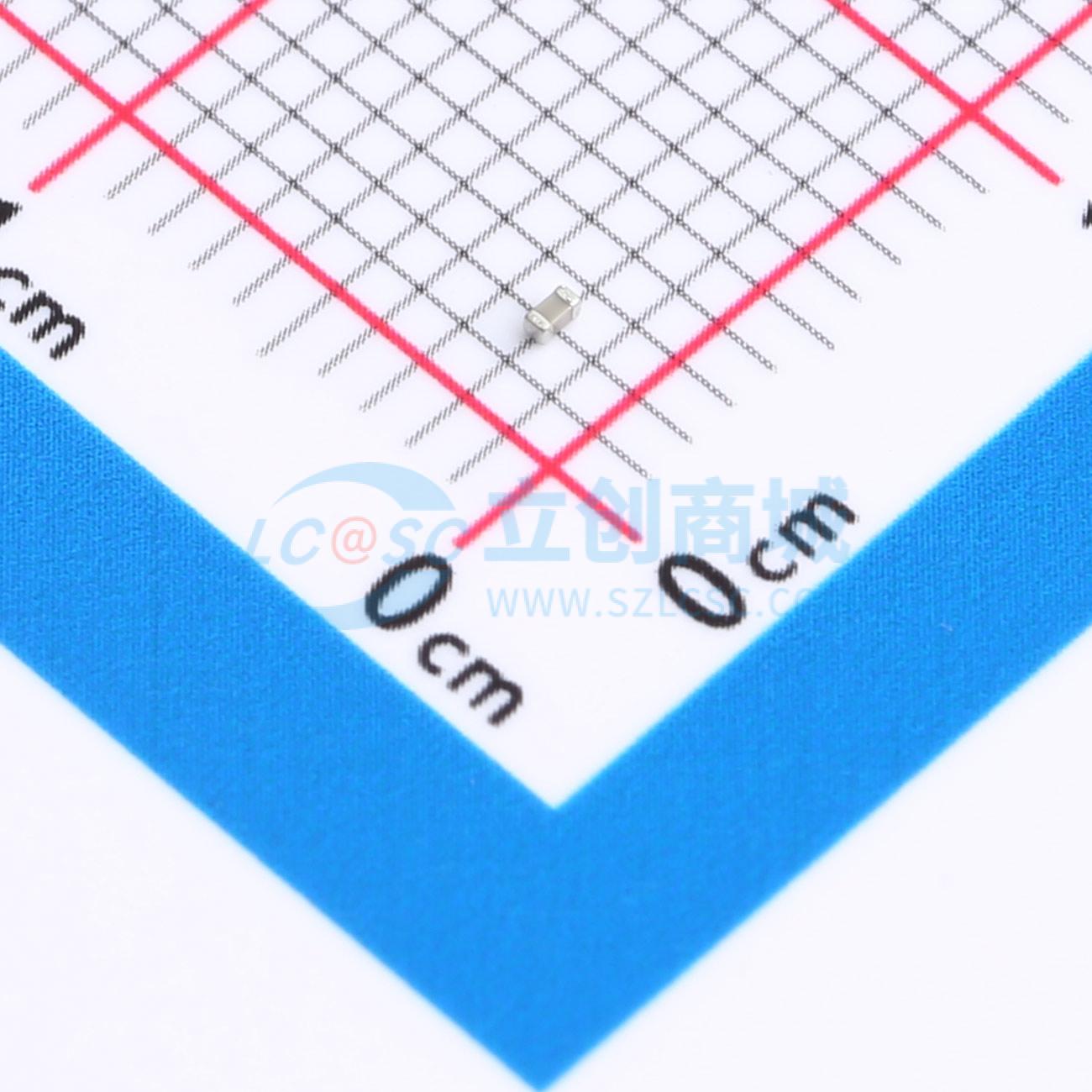 点击查看大图 CC0402JRNPO7BN102实物图