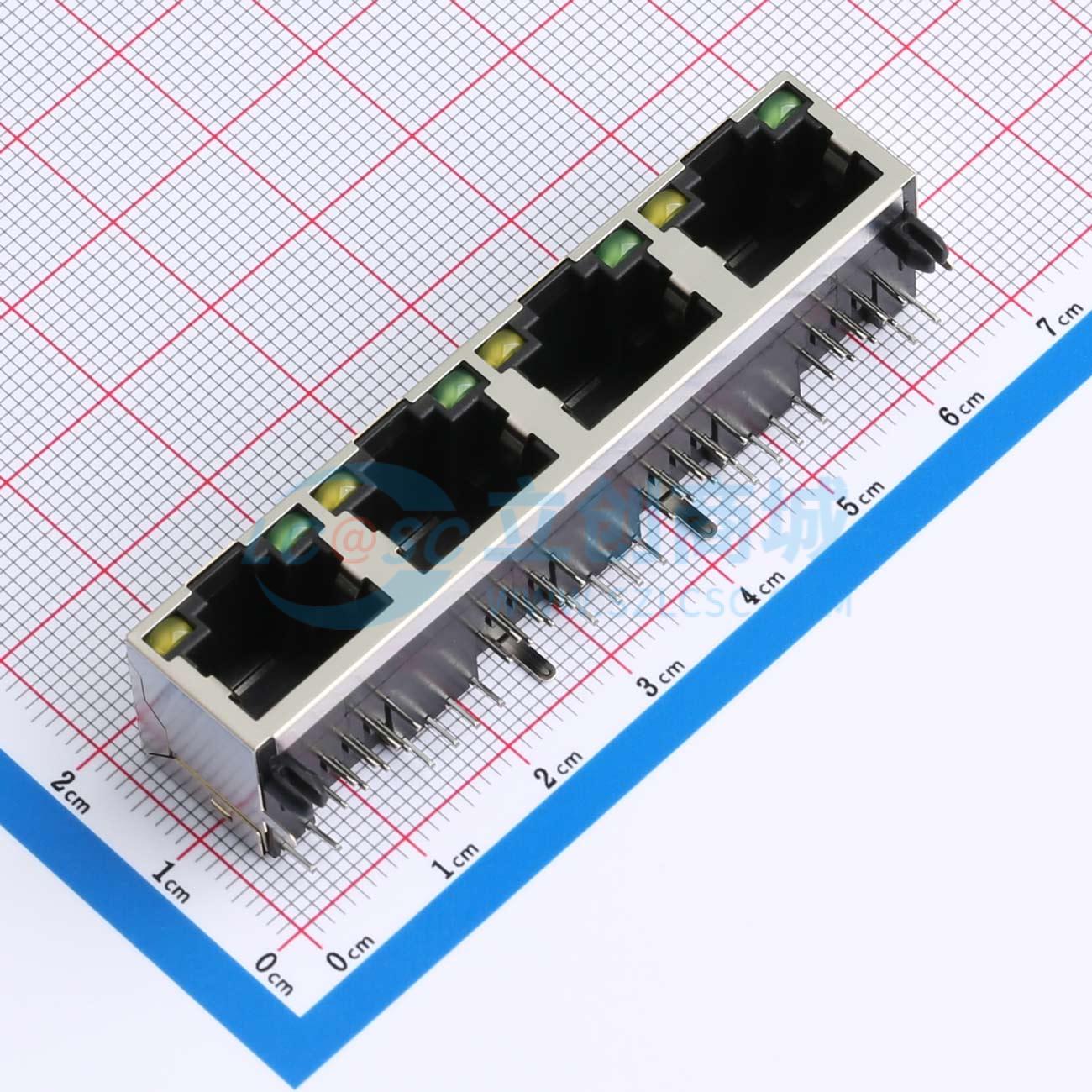 点击查看大图 RJ45-541-034-44实物图
