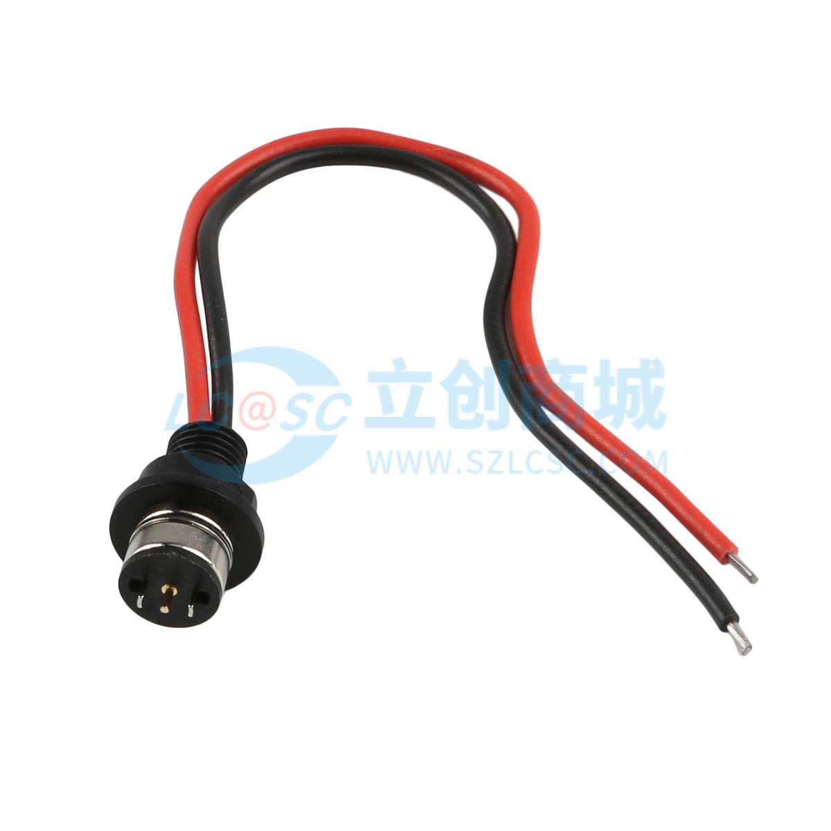 cx-15a-dc male wire + 10mm female实物图