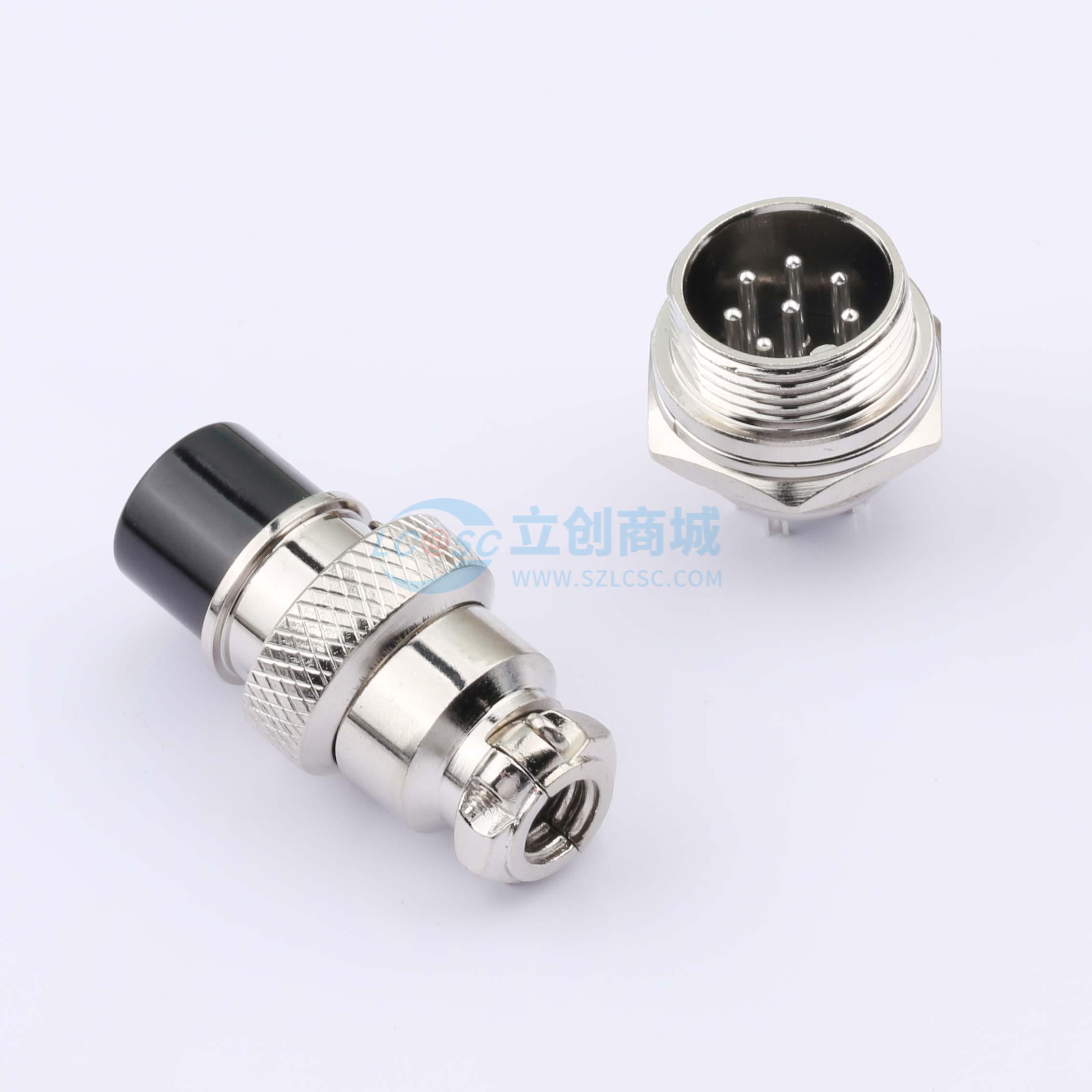 点击查看大图 GX16-FH-07-A-A实物图