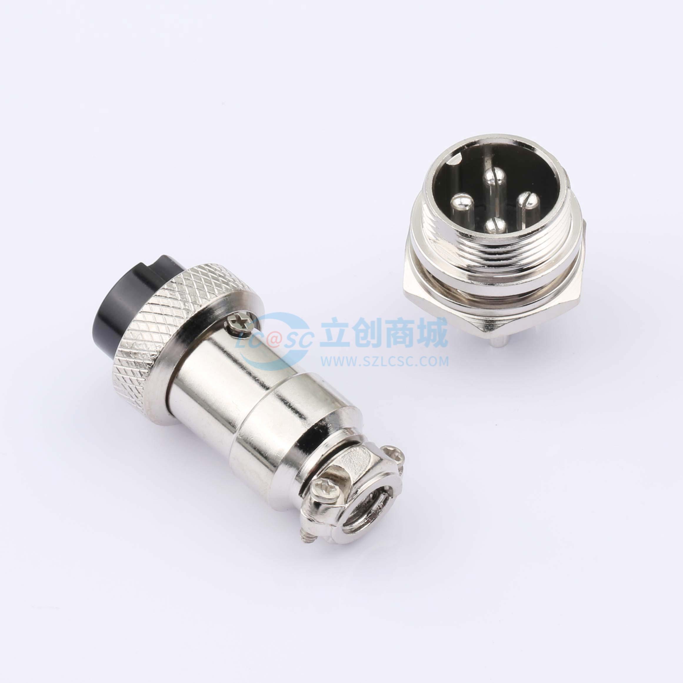 点击查看大图 GX16-FH-04-A-A实物图