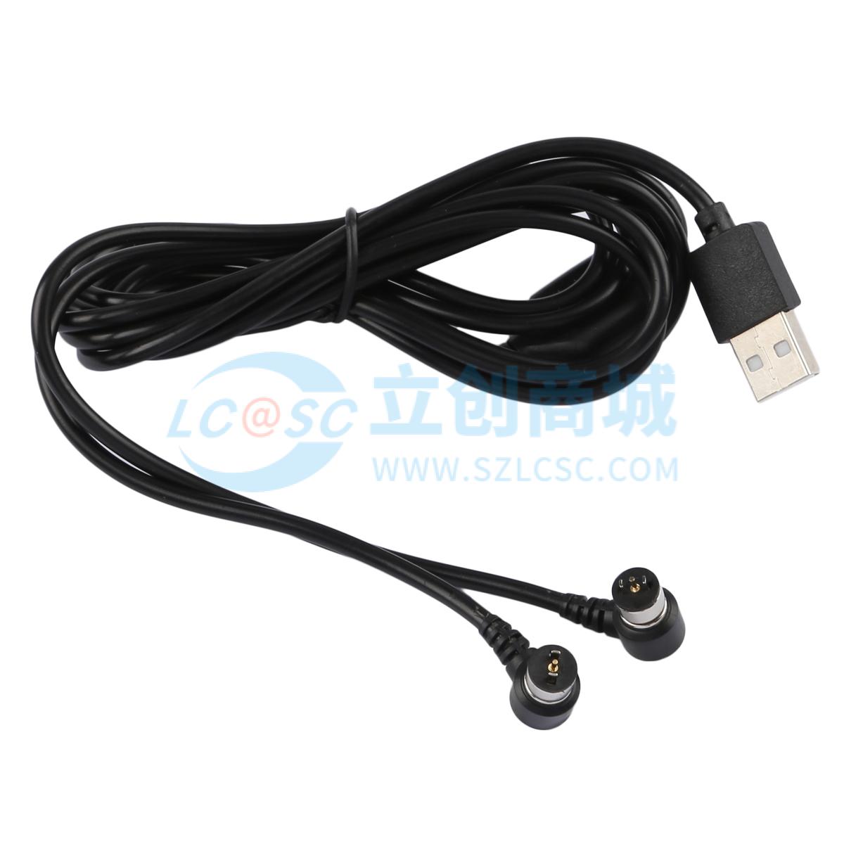 cx-8mm-USB male two-in-one + 6-8mm female实物图