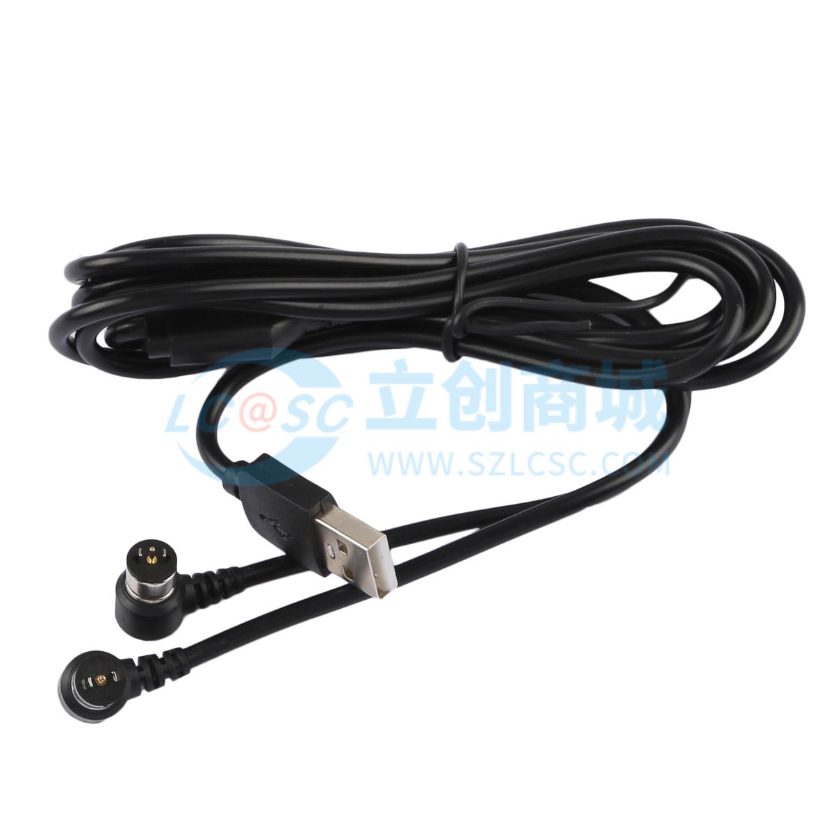 cx-8mm-USB female two-in-one + 6-8mm male实物图