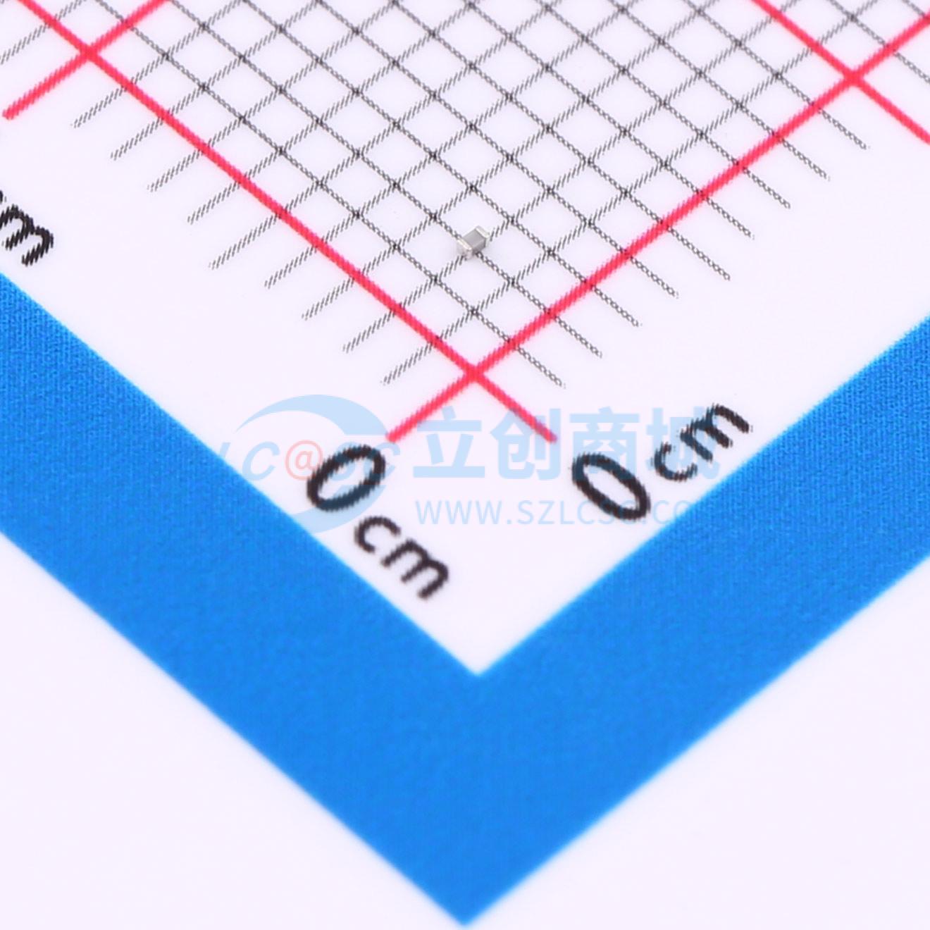 点击查看大图 CGA0201C0G1R3B250ET实物图