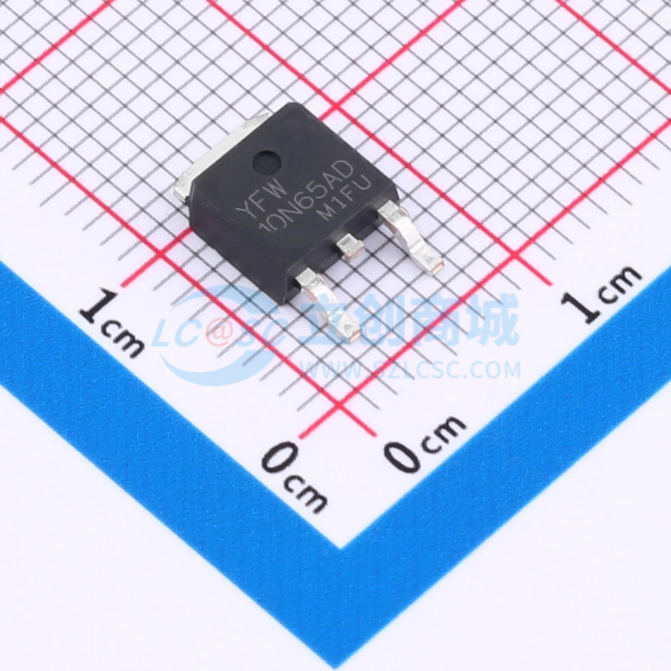 点击查看大图 YFW10N65AD实物图