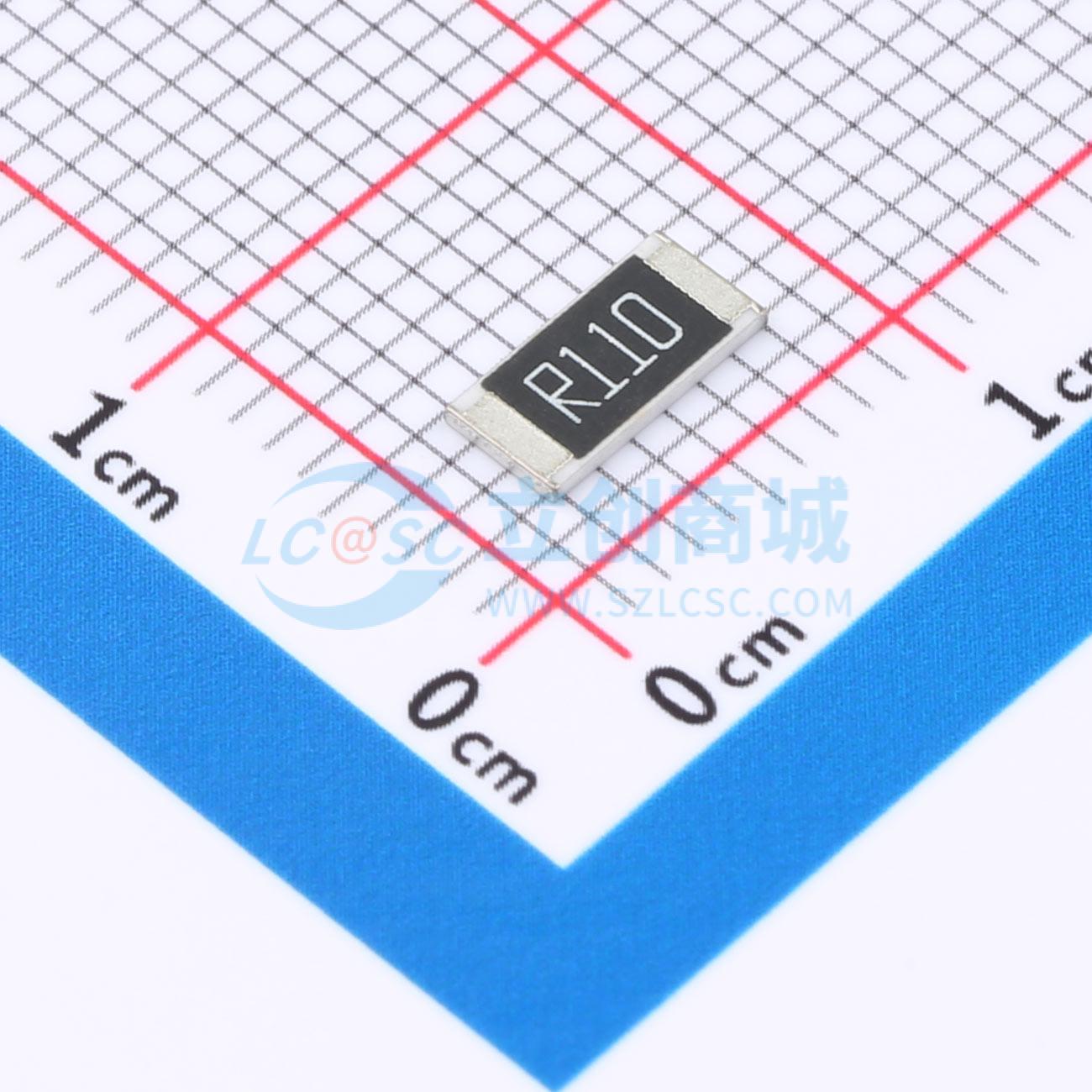 点击查看大图 CR2512F1R110G实物图