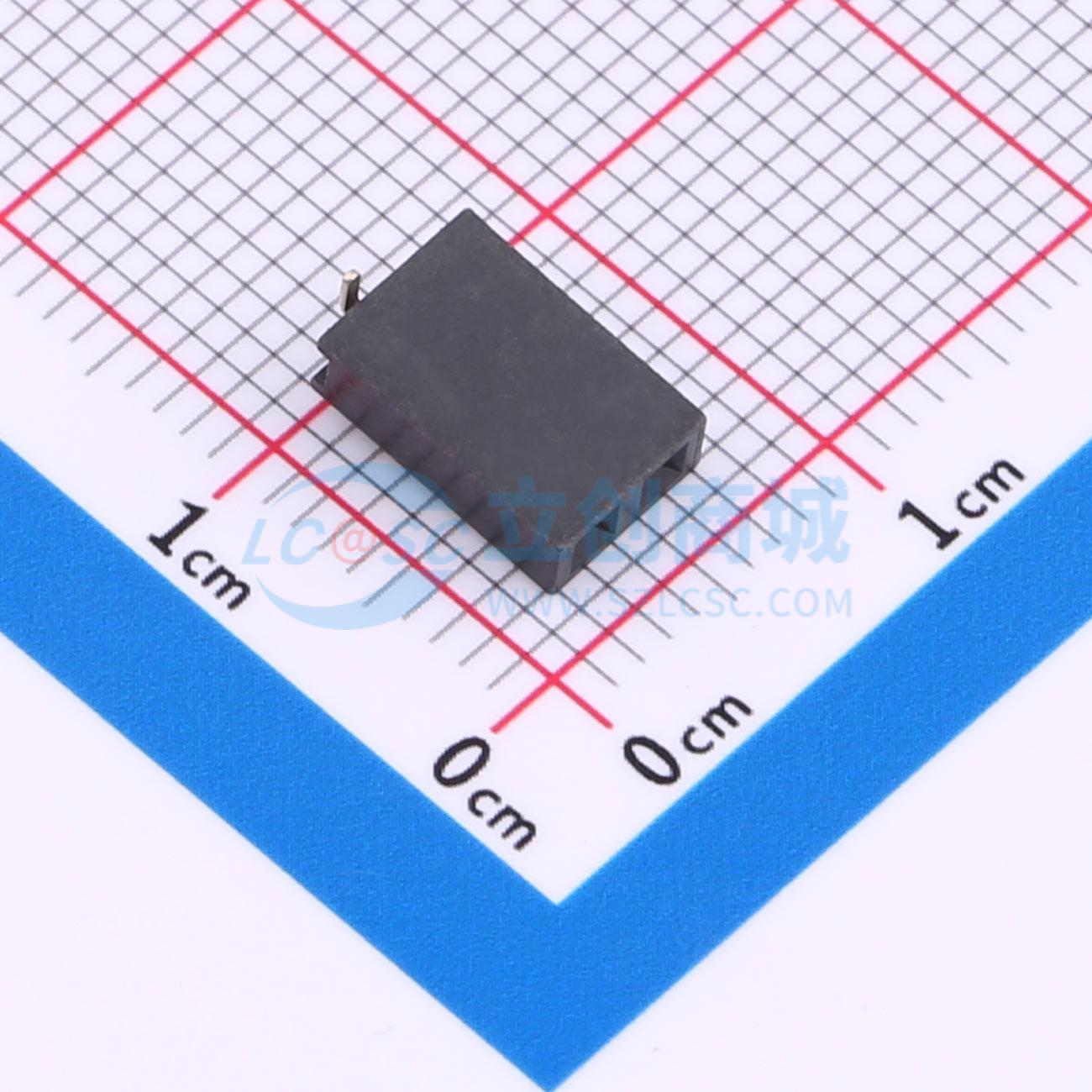 点击查看大图 HX PM2.54-1x2P TP H8.5-YQ实物图