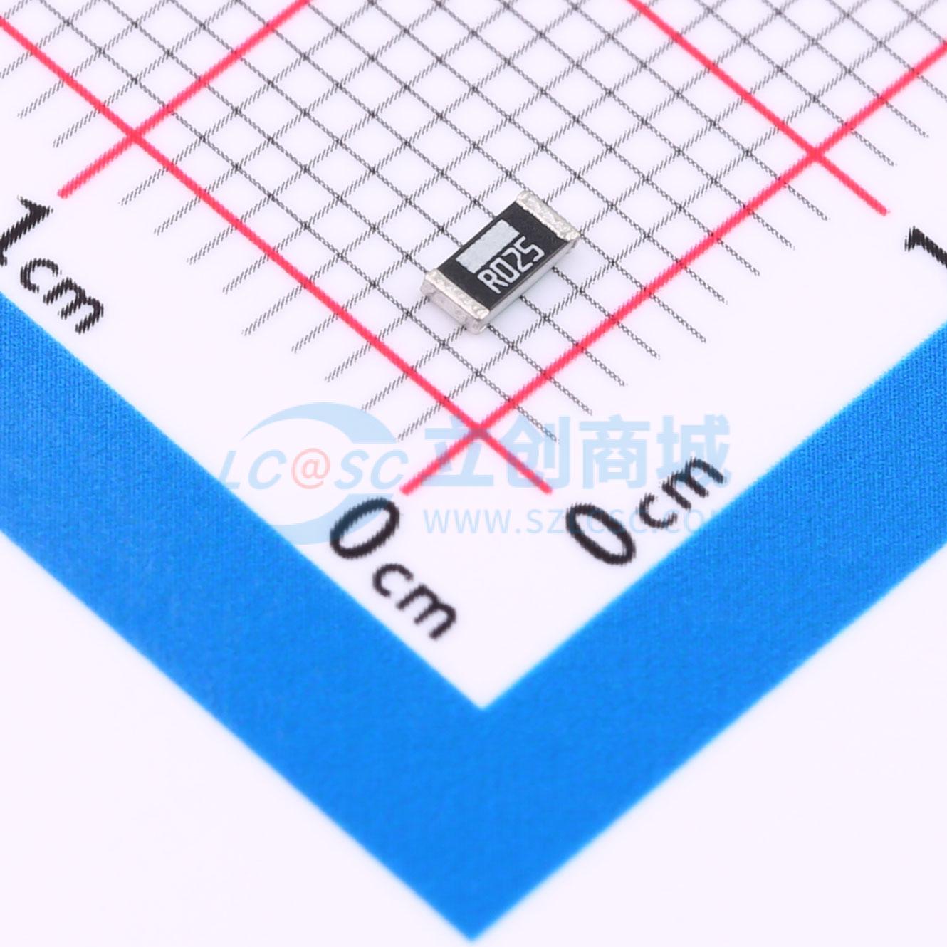 点击查看大图 PE1206FRE470R025L实物图