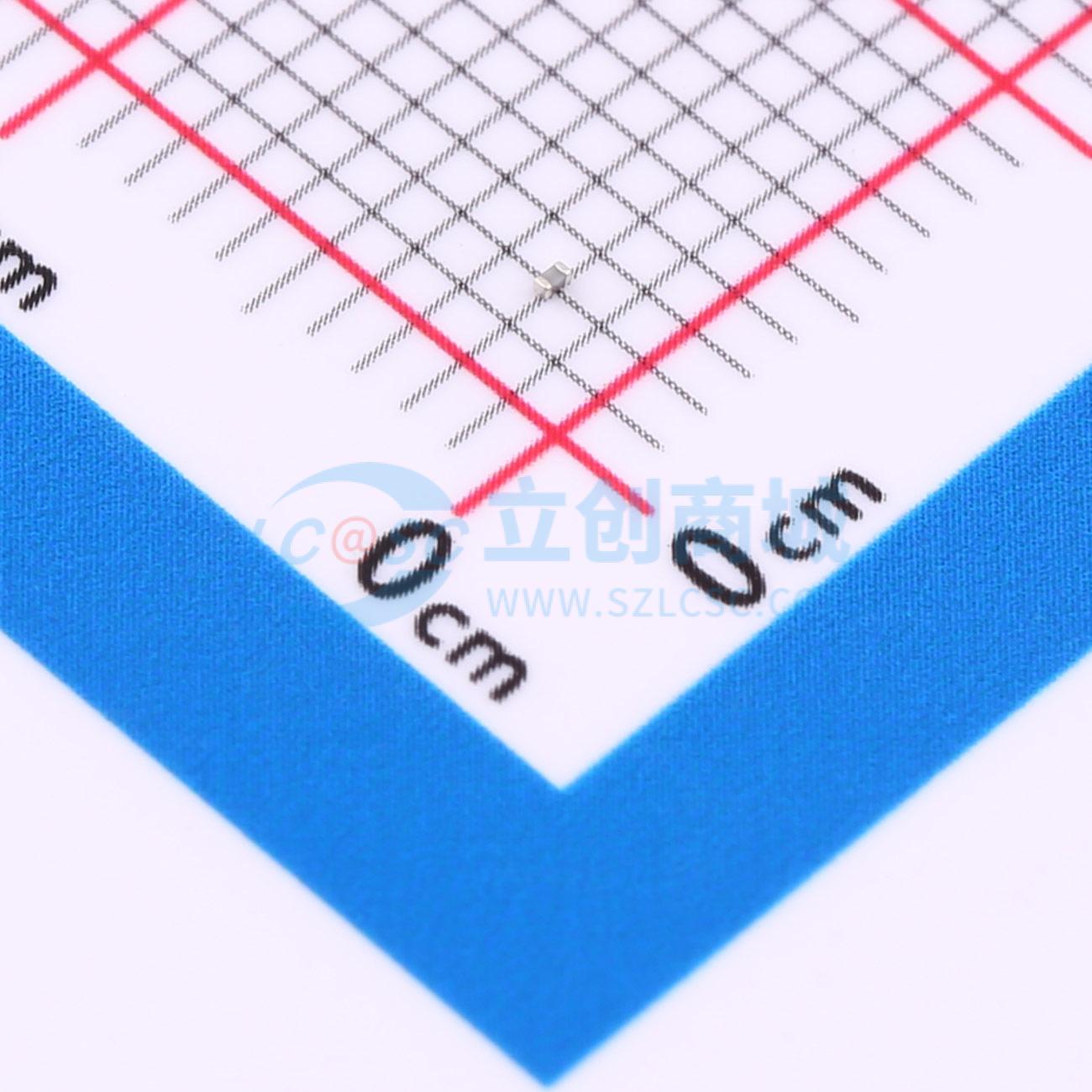 点击查看大图 CGA0201C0G180J250ET实物图