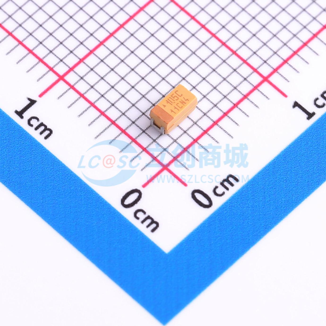 点击查看大图 TAJA105K016RNJ实物图