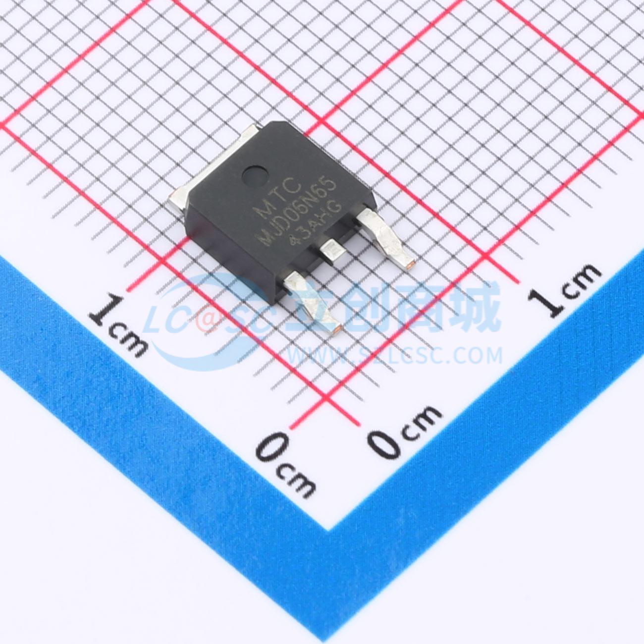 点击查看大图 MJD06N65实物图